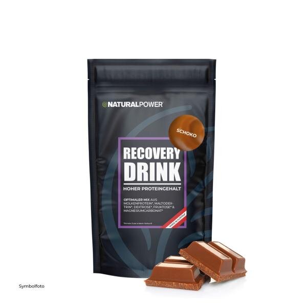 Natural Power Recovery Drink 280g Beutel Schokolade MHD 10-2026