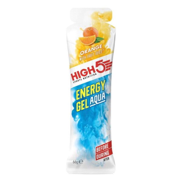High5 Energy Gel Aqua 5er Pack Orange MHD 10-2026
