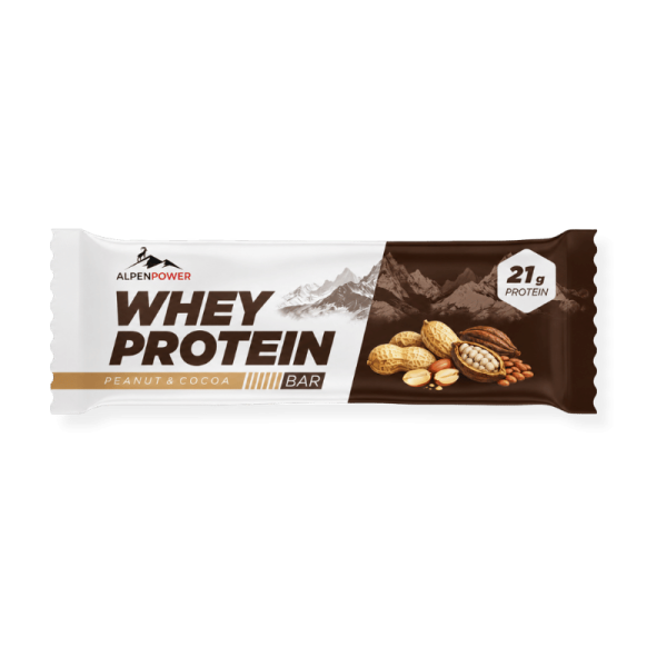 AlpenPower Whey Protein Riegel - Peanut & Cocoa