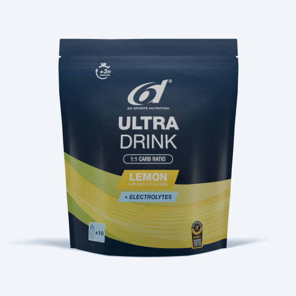 6d Sports Nutrition Ultra Drink 940g Lemon MHD 10-2026