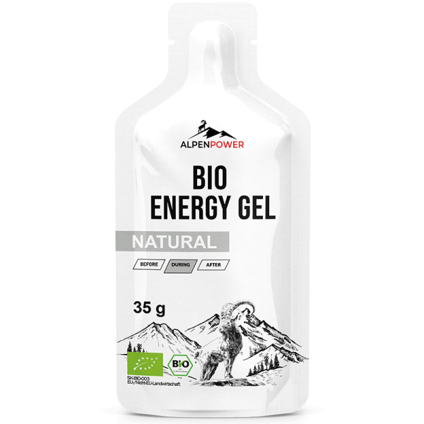 AlpenPower Bio Energy Gel 5er Pack Natural MHD 12-2026