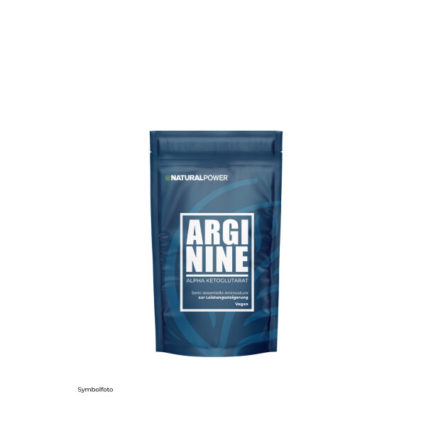 Natural Power Arginine Alpha Ketoglutarate 300g Beutel MHD 12-2026
