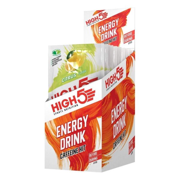 High5 Energy Source 12er Portionsbeutelbox Citrus + Koffein MHD 12-2026
