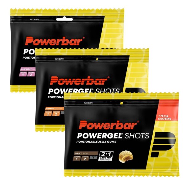 PowerBar Power Gel Shots 3er Testpaket