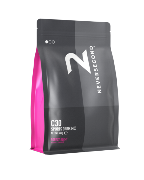Neversecond C 30 Sport Drink 640g Beutel Forrest Berry MHD 01-2027