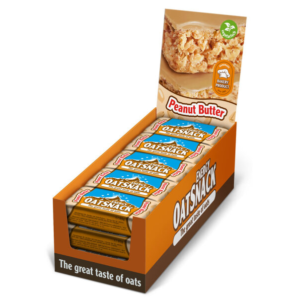 Oat Snack Energy Riegelbox Erdnuss (Peanut) -Butter MHD 01-2027