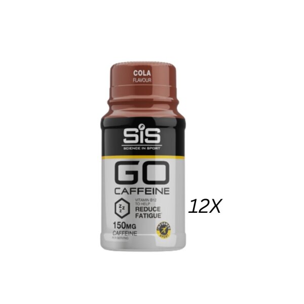 SIS GO Koffein Shot Cola 12er Box MHD 01-2027
