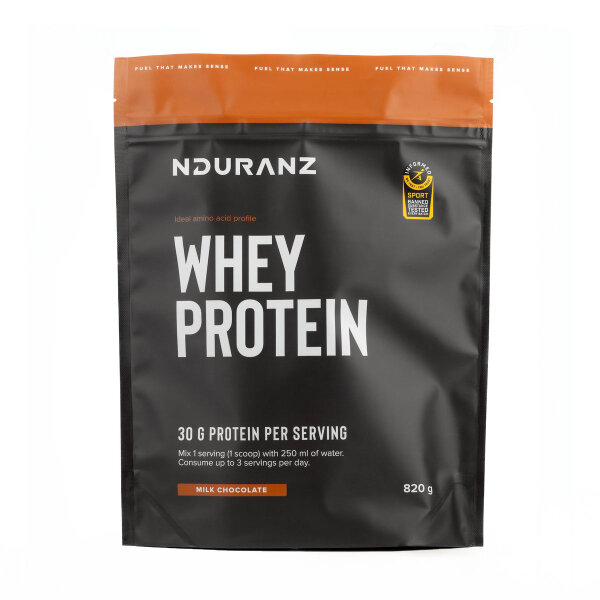 Nduranz Whey Protein 820g Beutel - Milchschokolade