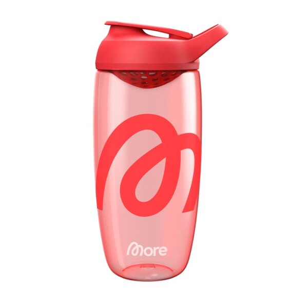 More Nutrition More Premium Shaker 700ml - rot