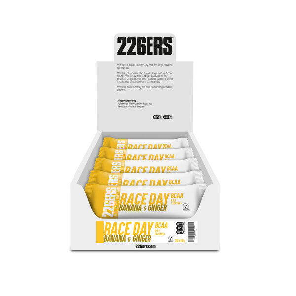 226ERS Race Day BCAA Riegel 24er Box Banane & Ingwer MHD 01-2027
