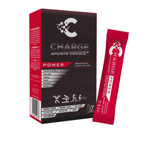 CHARGE Sports Drinks POWER für den Kraftsport 7er Box