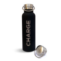 CHARGE Sports Drinks Bottle Thermo Edelstahlflasche 600ml...