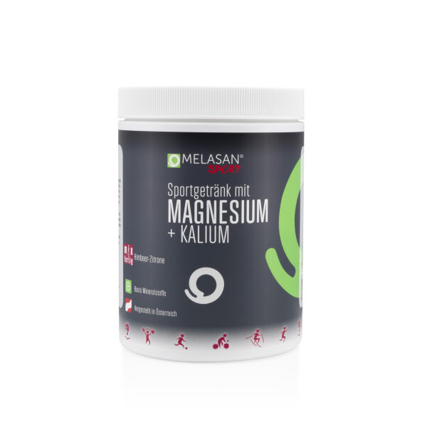 Melasan Sportgetränk mit Magnesium + Kalium 610g Dose