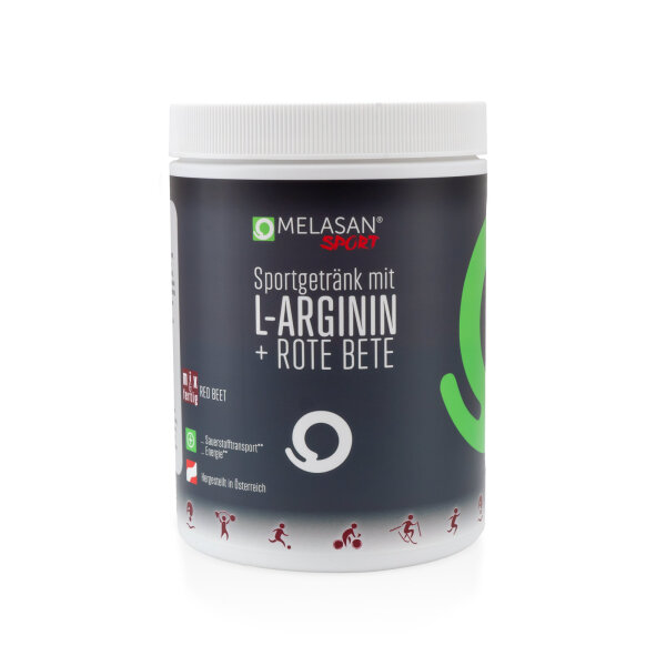 Melasan Sportgetränk mit Arginin + Rote Beete 650g Dose