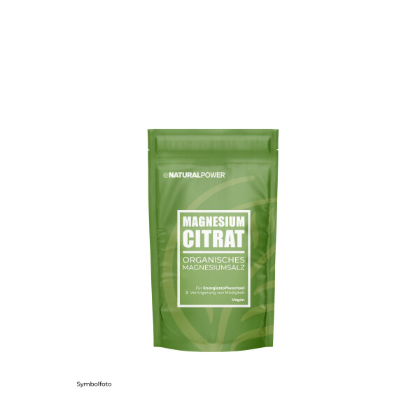 Natural Power Magnesium Citrat 250g Beutel