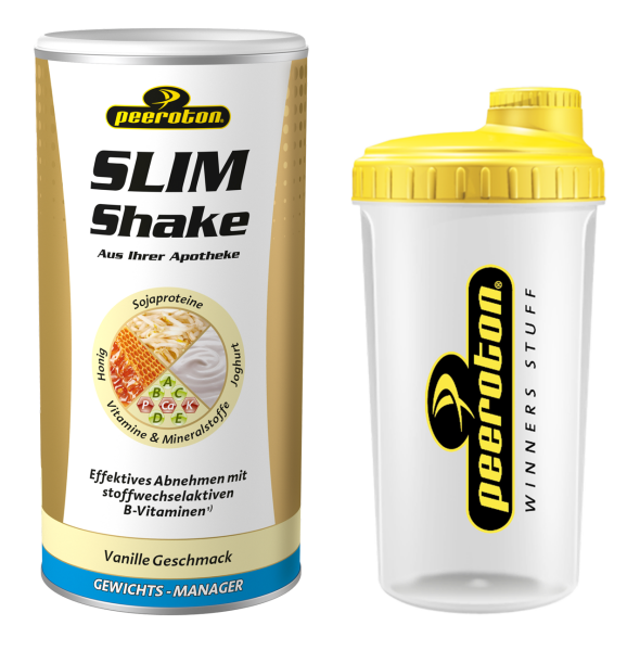 Peeroton Slimshake Gewichtsmanager 500g Dose + Shaker