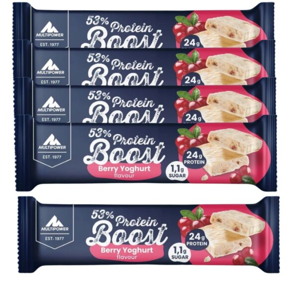 Multipower 53% Protein Boost Bar Riegel 5er Pack