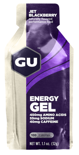 GU Energy Gel Jet Blackberry + Caffein