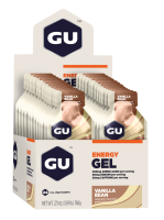 GU Energy Gel 24er Box Vanilla Bean + Caffeine