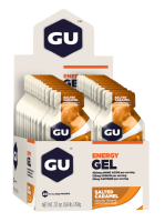 GU Energy Gel 24er Box Salted Caramell + Caffeine