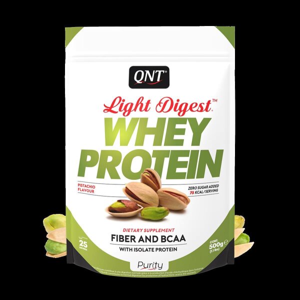QNT Light Digest Wheyprotein - 500g Proteinpulver Pistazie