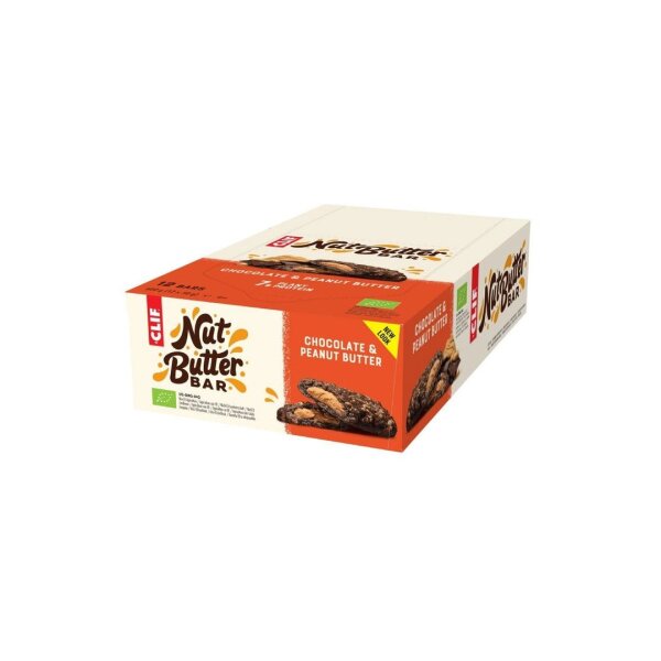 Clif Nut Butter Filled Riegel 12er Box Schokoladestückchen-Erdnussbutter (Chocolate Chip&Peanut Butter)