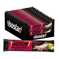 Isostar High Energy Riegel 30er Box Raisin and cranberry