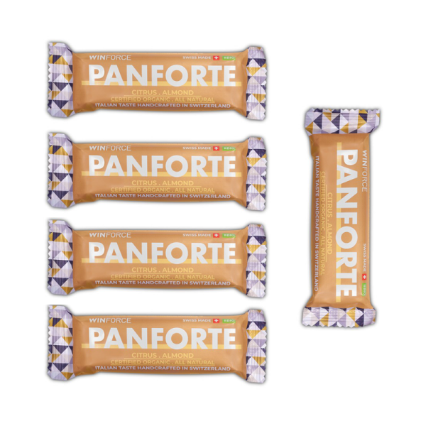 Winforce Panforte Bio Mandelriegel 5er Pack Date Almond Cacao