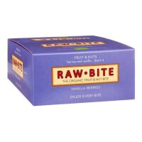 Raw Bite BIO Riegel 12er Box Vanilla Berries (Vanille Beere)