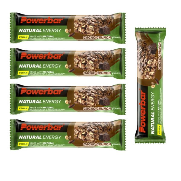 PowerBar Natural Energy Cereal Riegel 5er Pack Himbeer - Crisp