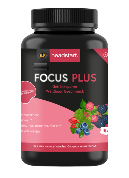 Headstart Focus Plus 1500g Pulverdose Zitrone