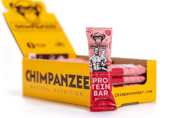 Chimpanzee Organic Protein Riegel 20er Pack Chocolate