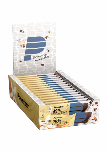 PowerBar Protein Plus 30% Riegel 15er Box Vanilla Caramel Crisp