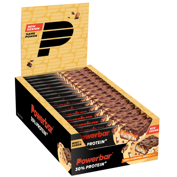 PowerBar Protein Plus 30% Riegel 15er Box Vanilla Caramel Crisp