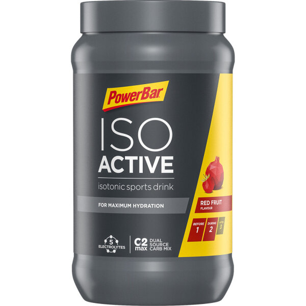 PowerBar Iso Active Sports Drink 600g Dose Red Fruit