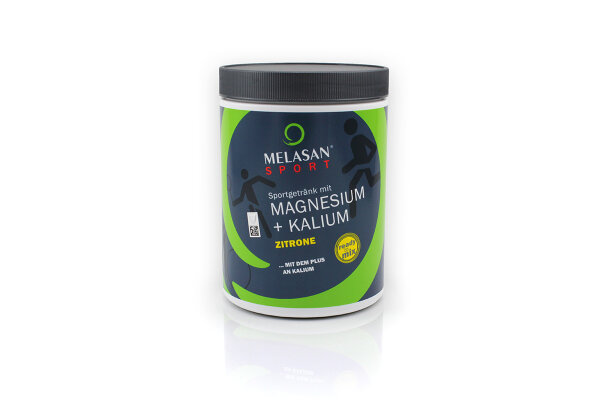 Melasan Sportgetränk mit Magnesium + Kalium 610g Dose Johannisbeere
