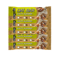 Nutrixxion Oat Bar 50g Vegan Riegel 5er Pack Salty Almond