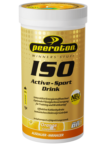 Peeroton ISO Active - Sport Drink 300g Dose Orange