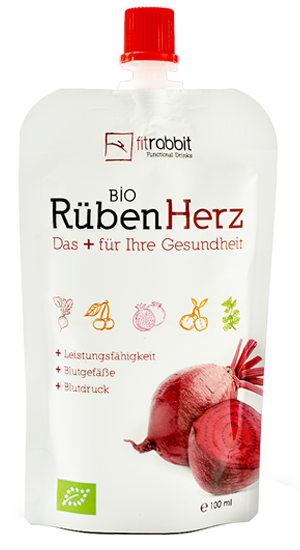 fitrabbit Bio Rüben Herz 100ml Beutel