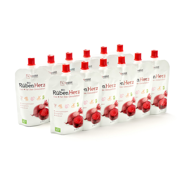 fitrabbit Bio Rüben Herz 100ml Beutel 12er Pack