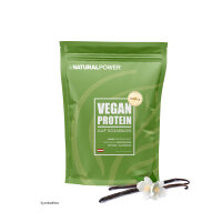 Natural Power Vegan Protein 500g Standbeutel Vanille