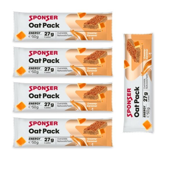 Sponser Oat Pack Creamy Caramel Riegel 5er Pack