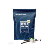 Natural Power Whey Protein 1000g Standbeutel Vanille
