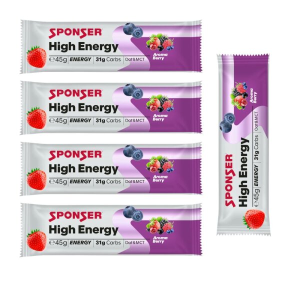 Sponser High Energy Bar Riegel 5er Pack