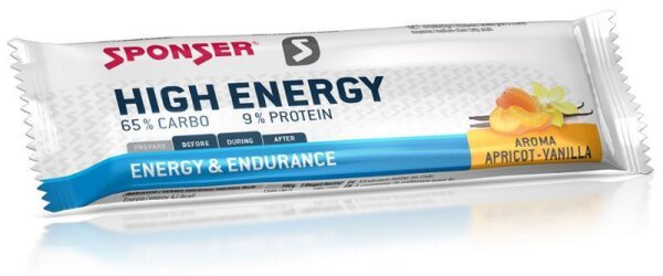 Sponser High Energy Bar Riegel 5er Pack Apricot-Vanilla