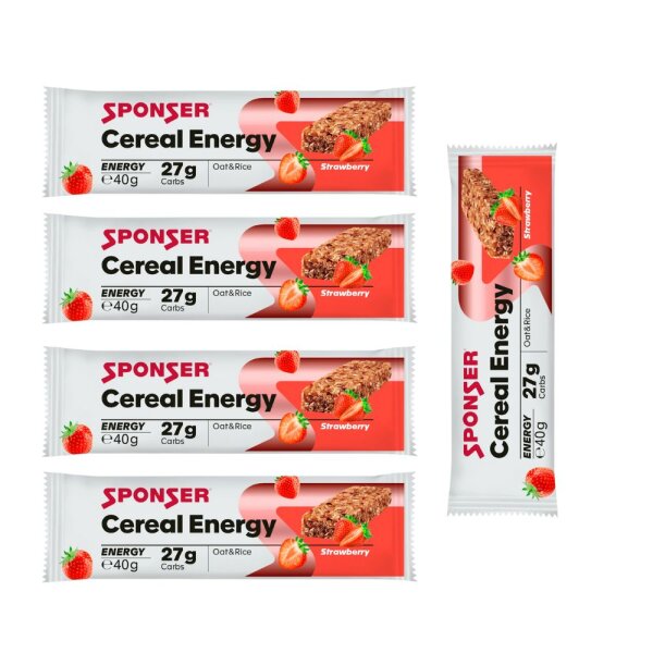 Sponser Cereal Energy Bar Riegel 5er Pack