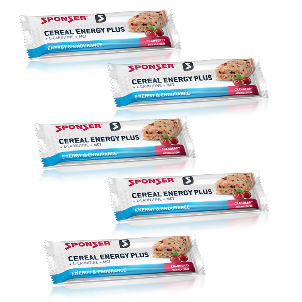 Sponser Cereal Energy Plus Riegel 5er Pack