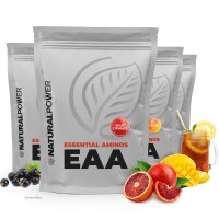 Natural Power EAA Essential Aminos 480g Beutel Eistee - Zitrone