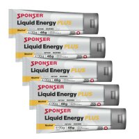 Sponser Liquid Energy Gel PLUS Koffein Tube 5er Pack
