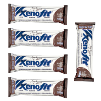 Xenofit energy bar Kohlenhydrat-Riegel 5er Pack Schoko/Crunch